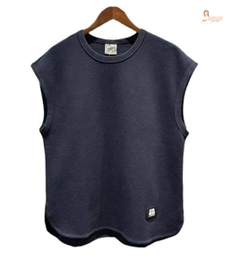 Débardeur d'été décontracté pour homme 100% coton, séchage rapide, respirant, coupe ample, idéal pour l'entraînement - Product Image 1