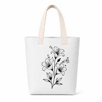 Sac fourre-tout minimaliste en jute, couleur unie, broderie florale, réutilisable, ouvert, toutes saisons, pour femme, plage, voyage