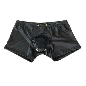 Pantalones Cortos de Cuero Personalizados con Marca Propia, Acabado Mate Suave al Tacto, Piel de Oveja, Venta al Por Mayor, Precio Directo de Fábrica de Lujo en Sialkot - Product Image 4