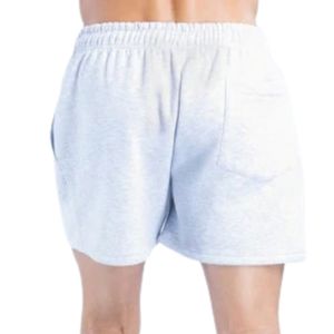 Pantalones Cortos Casuales Blancos para Hombre, Deportivos, para Correr, Entrenamiento, Gimnasio, Ropa Deportiva, Verano, Aire Libre, con Cordón, Hasta la Rodilla, OEM - Product Image 4