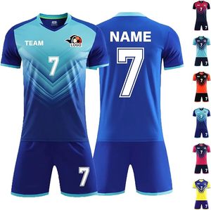 ชุดเสื้อฟุตบอลทีม คอวี แขนสั้น ระบายเหงื่อได้ดี ผลิตจากโพลีเอสเตอร์ สำหรับผู้ใหญ่ ทุกเพศ ทุกฤดู สีไล่ระดับ - Product Image 4