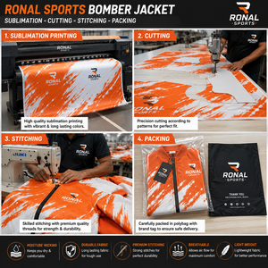Custom Printed Winter Padded Sportswear <b>Utility</b> Bomber Leather <b>Jacket</b> <b>Men</b> with Zipper Pockets Top Quality - Product Image 5