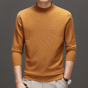 Men's Sweaters Pullover Sweater <b>Wool</b> Woolen Knit Jumper Base Shirt Knitted Shirt Turtleneck Winter Sweatshirts Long Sleeve - Product Image 6
