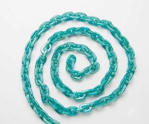 Chaîne en résine de haute qualité avec revêtement Aurora, chaîne colorée, fournitures de bijoux, chaîne à maillons - Product Image 4