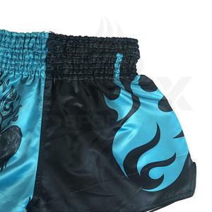 Pantalones Cortos de Boxeo Muay Thai con Logotipo de Diseño Personalizado, Pantalones Cortos de Entrenamiento de Artes Marciales para Adultos de Alta Calidad - Product Image 4