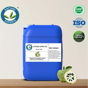 Huile de support pour la peau à base de fruit de custard (Annona squamosa) 100% pure et naturelle, distillée à la vapeur, formule thérapeutique par KatyanI Exports - Product Image 4