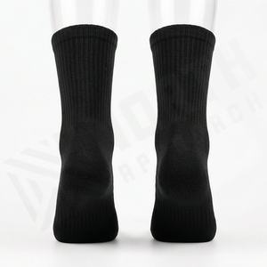Youth Crew Knitted Breathable Sports <b>Socks</b> Spandex <b>Polyester</b> Cotton Blend Comfortable OEM ODM Available Customized Color Soft - Product Image 2