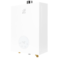 Chauffe-eau instantané à gaz GPL/gaz naturel 13L haute efficacité, type équilibré, avec système d'admission d'air indépendant, pour usage domestique, en cuivre