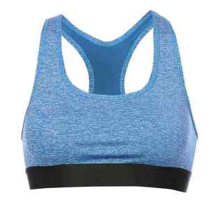 เสื้อชั้นในกีฬาโยคะสำหรับผู้หญิง คุณภาพสูง แบบกลับด้านได้ คอทรงยู ดีไซน์ OEM สีสวยสะดุดตา พิมพ์ลายแบบระเหิด ระบายอากาศได้ดี ไร้ตะเข็บ - Product Image 1