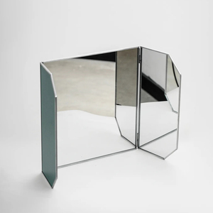 Best Quality Tabletop Desktop Cosmetic <b>Makeup</b> <b>Mirror</b> Frame Wall Hanging Mini <b>Mirror</b> Frame Silver Finished Decorative Metal Home - Product Image 1