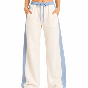 <b>Women's</b> Green Cotton <b>Fleece</b> Sweatpants Casual Fashion <b>Joggers</b> With Pockets Regular Classic Design <b>Women</b> Sweatpants - Product Image 4