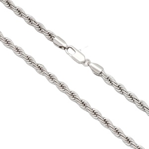 แฟชั่นใหม่ hip hop 5มม. Moissanite 16-24นิ้วเงินสเตอร์ลิง18K เชือกชุบทองคำขาว - Product Image 1