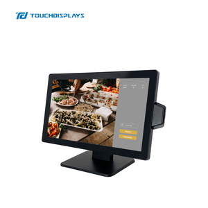 Bán buôn 18.5 inch đúng phẳng tất cả trong một thiết bị đầu cuối <span class=keywords><strong>Pos</strong></span> với khách hàng hiển thị không thấm nước và chống bụi - Product Image 1
