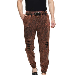 Lightweight Unisex Vintage Acid Wash Casual Straight Joggers Custom <b>Log</b> Men's Pants Washed - Product Image 1