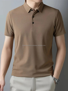 Camiseta unisex de verano para hombre, ropa deportiva informal de manga larga, polos transpirables de algodón ajustados, polos para hombre - Product Image 5