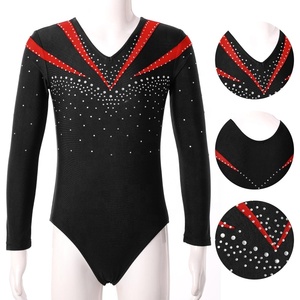 Conjunto de Ropa de Baile para Niños, Leotardos de Manga Larga para Baile de Escenario, Ropa de Gimnasia, 6-16 - Product Image 2