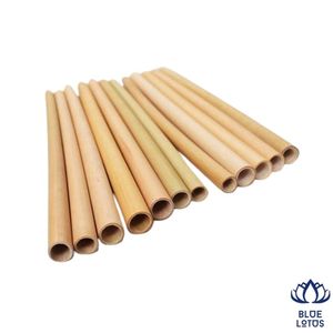 Pajitas de Bambú Reutilizables Sostenibles, Altamente Recomendadas, Juego de Pajitas Biodegradables Más Vendidas, Precio al por Mayor - Product Image 1