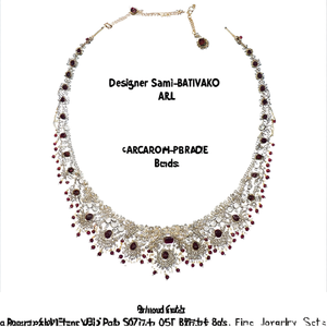 Designer Semi-<b>Bridal</b> Necklace <b>Set</b>-Pota Stone Pearl and Beads 10575485RD Fine <b>Jewelry</b> <b>Sets</b> - Product Image 2
