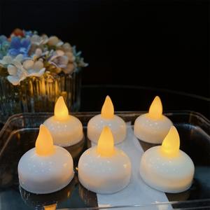 TOOWIN Led Floating Candle <b>Lights</b>, Waterproof Electronic Candles That <b>Light</b> Up When Wet, Suitable For Restaurant Decoration - Product Image 2