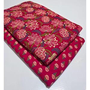 Tela Estampada Jaipuri de Algodón 100% Premium, 44 Pulgadas de Ancho, 60x60 Hilos, Densidad Personalizada, Pedido Mínimo 10 Metros -[5 METROS SUPERIORES + 5 - Product Image 1