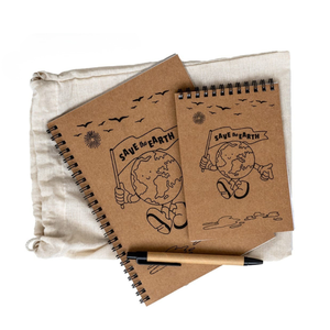 Pack promotionnel d'entreprise le plus vendu : Stylo, crayon, carnet et potli plantables – Cadeau promotionnel spécial Journée de la Terre - Product Image 4