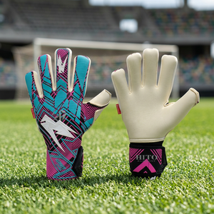 Latest <b>Model</b> Cheap Price Goalkeeper Gloves In Solid Color Design Your <b>Own</b> Sports Wear Football Goalkeeper Gloves Durable Grip - Product Image 3