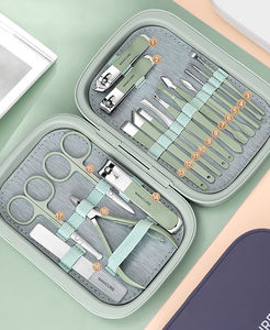 16 in 1 Manicure Pedicure Kit <b>Nail</b> Clippers Set For Men Women Luxury Manicure Pedicure Kit Travel <b>Nail</b> Grooming Set - Product Image 2