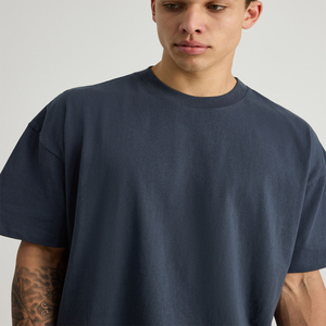 T-shirts unis 100 % coton à manches courtes pour hommes, design personnalisé, haute qualité, vente en gros 2026 - Product Image 3