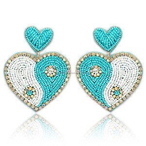 Pendientes de Aro Hechos a Mano con Cuentas Multicolor y Cara de Tigre, Estilo Boho, Joyería de Fiesta para Mujer, Tamaño Personalizado, Venta al por Mayor - Product Image 5