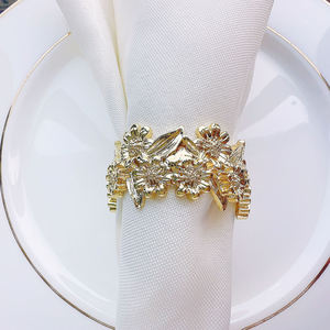 Anneaux de serviette décoratifs haut de gamme pour la mise en table, en métal durable, design écologique, personnalisables pour le camping, les hôtels, la maison - Product Image 3