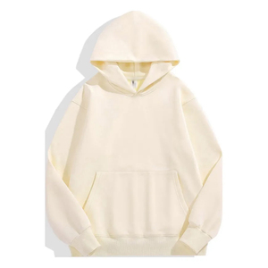 Sweat à capuche uni pour homme, personnalisable avec logo, en coton 360 g/m², imperméable, écologique, sans cordon, avec poche, impression par décharge - Product Image 2