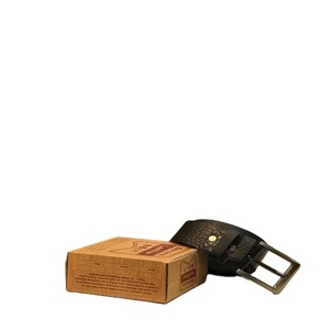 Cinturón de cuero de vaca genuino de Venta caliente con cobre sofisticado para hebilla a medida para profesionales modernos - Product Image 4