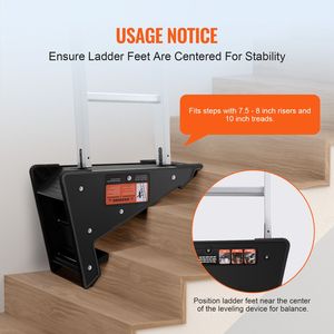 Stabilizzatore per Scale e Piattaforme PP da 380 libbre, Facile da Usare, Versatile Strumento di Livellamento per Scale e Piattaforme, Ideale per lo Stoccaggio - Product Image 4