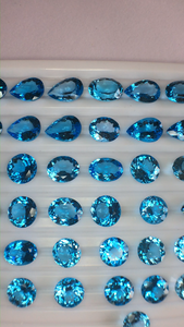 Lote de topacios azules suizos naturales, calidad AAA y brillo AAA, perfectos para tallar y pulir, disponibles a precio económico. - Product Image 2
