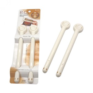 Inomata M 2P Ivoire Pack Clip Premium Bag Clips - Product Image 1