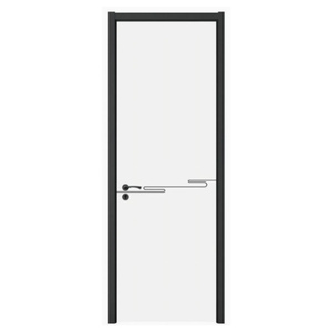 Puerta de Madera Maciza con Núcleo de Panal Hueco Personalizado, Núcleo de MDF, Antitermitas, Antimoho, Resistente a la Humedad, Puerta Interior Moderna de Madera - Product Image 1