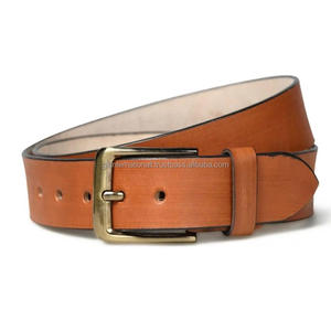 Ceinture décontractée pour homme de marque de luxe, boucle en alliage réglable, ceinture en cuir de vache véritable, ceintures et accessoires de mode - Product Image 1