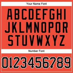 Camiseta de baloncesto auténtica personalizada con rayas naranjas y negras, camiseta deportiva personalizada con nombre del equipo y número cosidos - Product Image 4