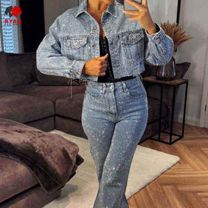 Chaqueta Vaquera Personalizada Ryan Pro Gear para Mujer, Tejido Transpirable y Cómodo con Logotipo Personalizado, Diseño OEM - Product Image 6