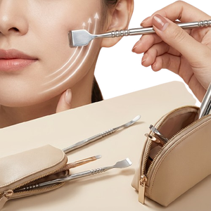 Outil de suppression des points noirs en acier inoxydable de haute qualité, extracteur d'acné pour le visage, aiguille à double extrémité, appareil de soin de la peau - Product Image 5