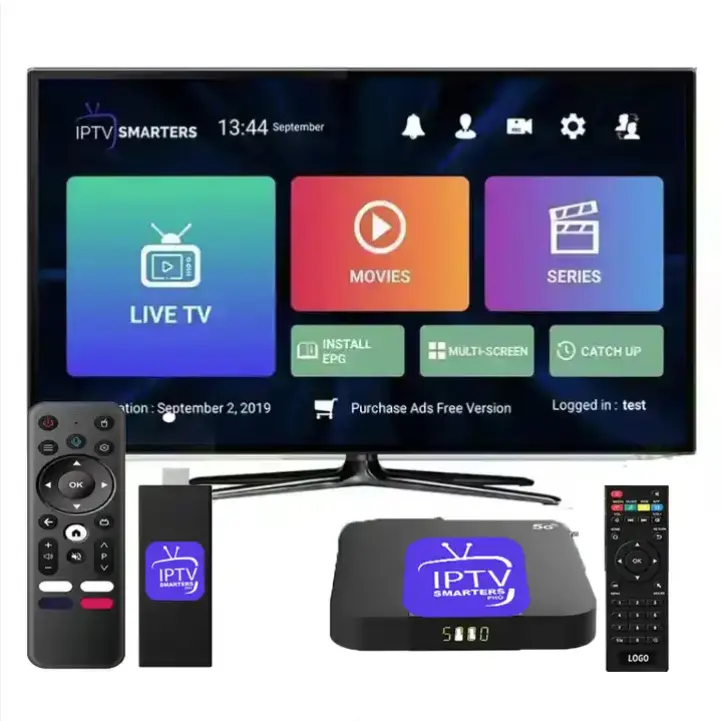 Android Tv Box Iptv 4k Smart Iptv 4k Abonnement Full Hd 12 mois Nouveau décodeur MEGA Liste 4k Échantillon gratuit