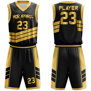 Uniforme de Baloncesto Unisex Personalizado con MOQ Bajo, Último Diseño, Impresión de Logotipo Personalizado, 100% Poliéster, Transpirable y que Absorbe la Humedad - Product Image 6