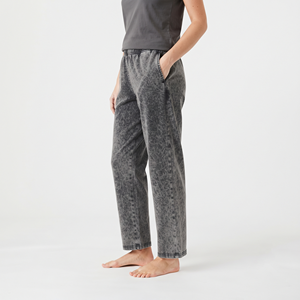 Joggers surdimensionnés délavés à l'acide pour femme, coupe ample, pantalon de survêtement décontracté, bas de tenue streetwear baggy - Product Image 6