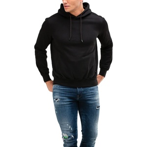 Sweats à capuche vierges personnalisés populaires pour hommes Sweat-shirt à broderie thermique élégant avec des sweats à capuche confortables en tissu polaire - Product Image 1