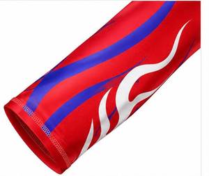 ปลอกแขนปั่นจักรยานลายพรางสีแดงน้ำเงินขาว  ผ้าโพลีเอสเตอร์/ไนลอน พิมพ์ลายซิลค์สกรีน ป้องกันรังสียูวี สำหรับผู้ใหญ่ทุกเพศ - Product Image 5