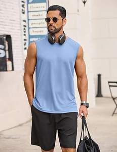 Camiseta sin Mangas para Hombre, de Secado Rápido, de Algodón, para Entrenamiento, Top Deportivo para Hombre, Camiseta de Tirantes para Desarrollo Muscular - Product Image 4