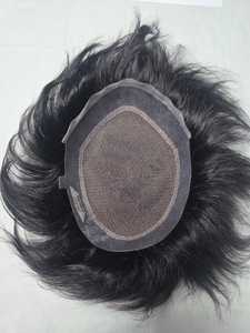 Taz Hair BD - Cabello Virgen Remy Indio para Hombre, para Peluca con Frente de Encaje y Base de PU, con Opciones de Densidad del 90% al 150% - Product Image 2
