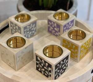 Porte-encens artisanal en bois pour la méditation spirituelle, le yoga, l'aromathérapie, la fragrance, pièce décorative en bois naturel - Product Image 3