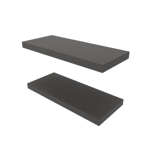 Estante flotante Dallas Matt Gray para pared de salón y estante de exhibición - Product Image 6