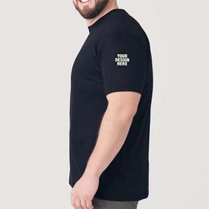 Camiseta Personalizada con Cola Curva, Corte Atlético, Impresión OEM, Directo de Fábrica, Camisetas con Bajo Curvo Personalizadas, Marca Privada - Product Image 1
